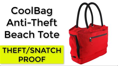 anti theft beach bag